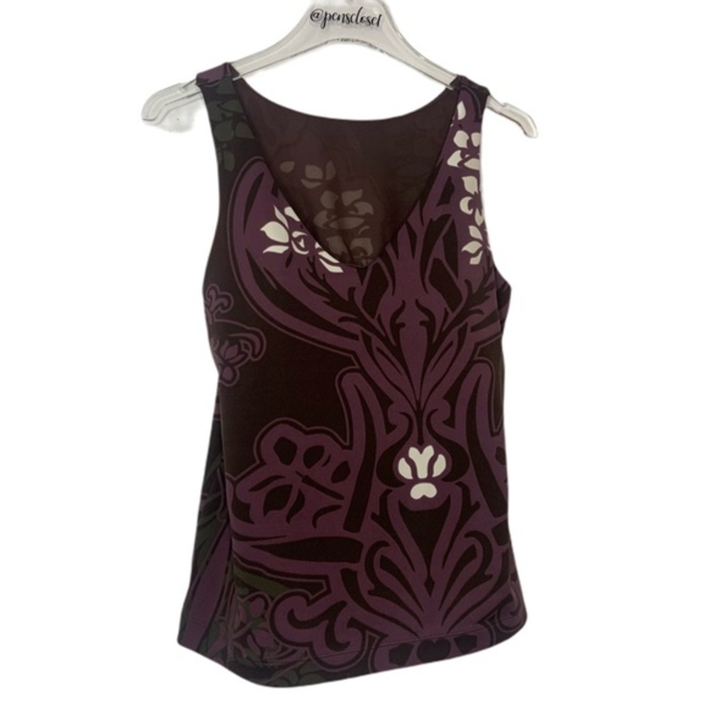 Athleta V Neck Built In Bra Activewear Tank 34DD - Picture 2 of 12